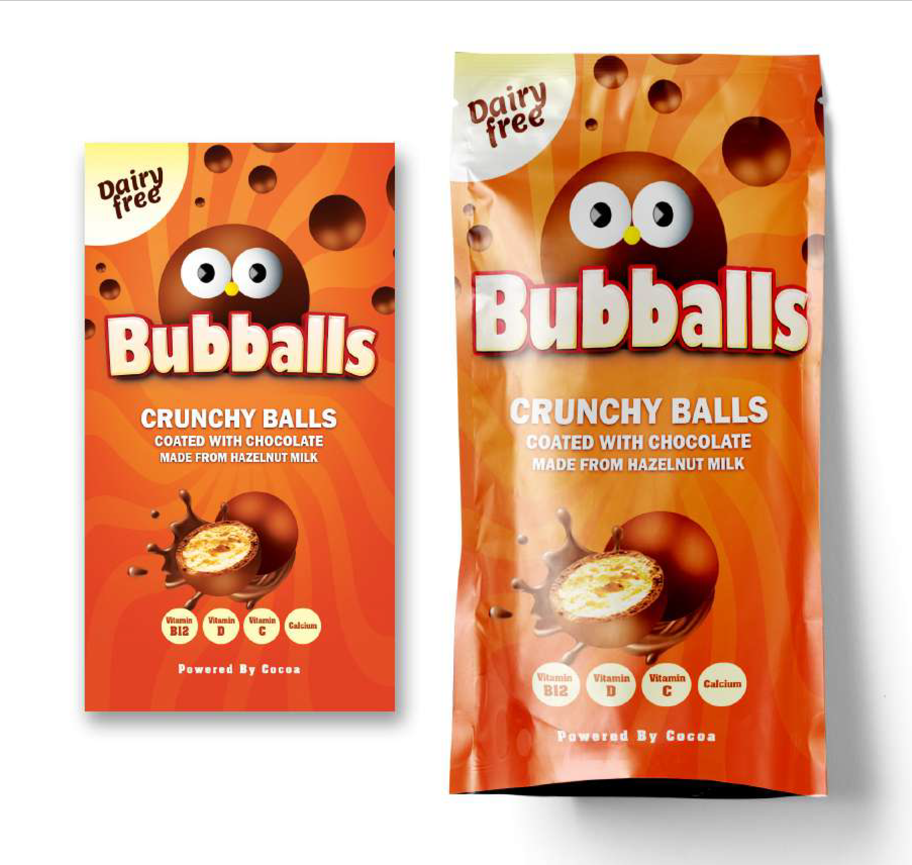Packaging Design for Bubballs chocolate